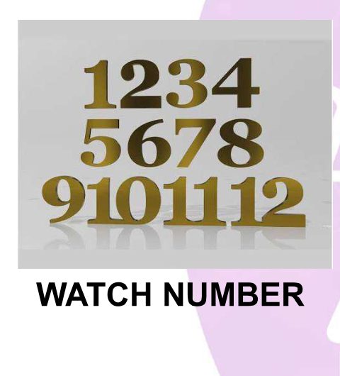 Clock / Watch Numbers (1-12)