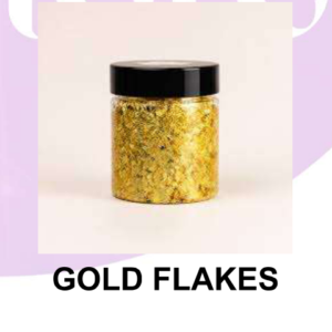 Gold Flakes Foil Bottle