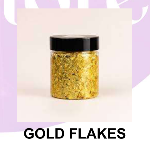 Gold Flakes Foil Bottle