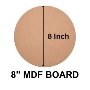 MDF Board 8 Inch Round (Set of 2)